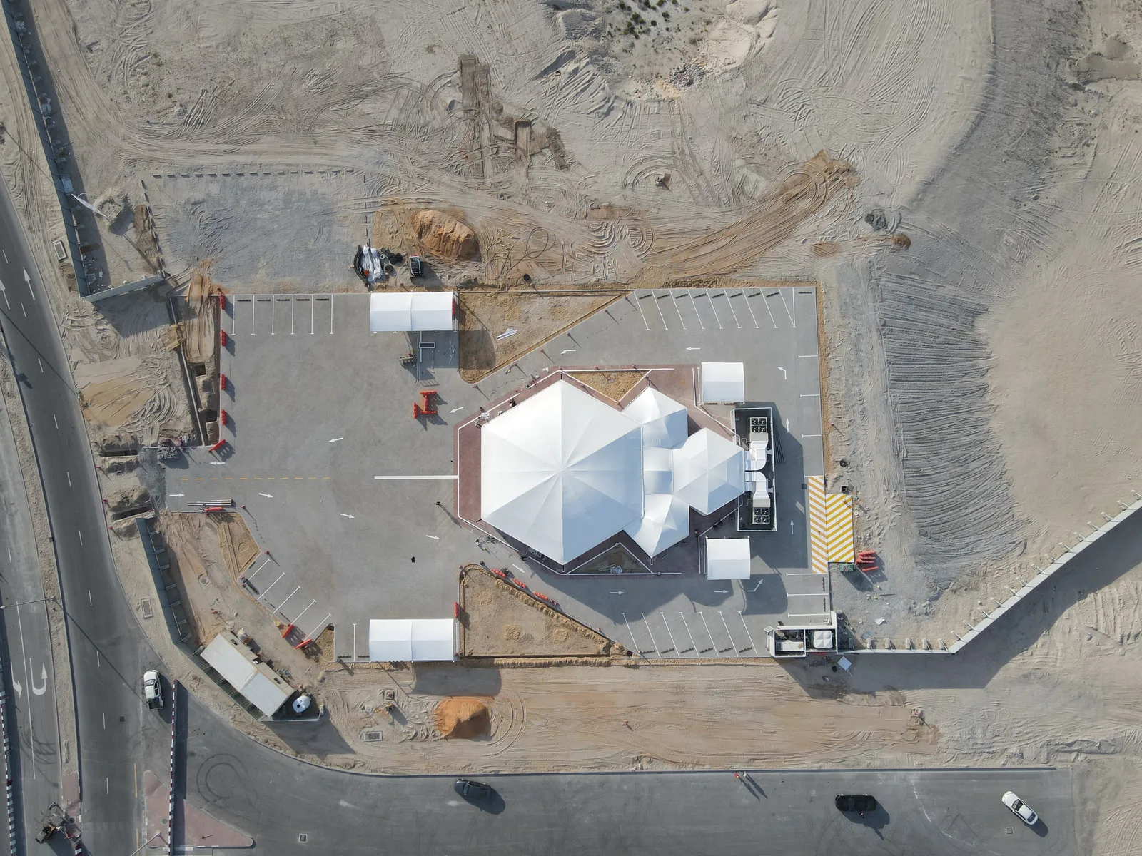 Hamdan Bin Rashid Cancer Hospital — Launch Tent