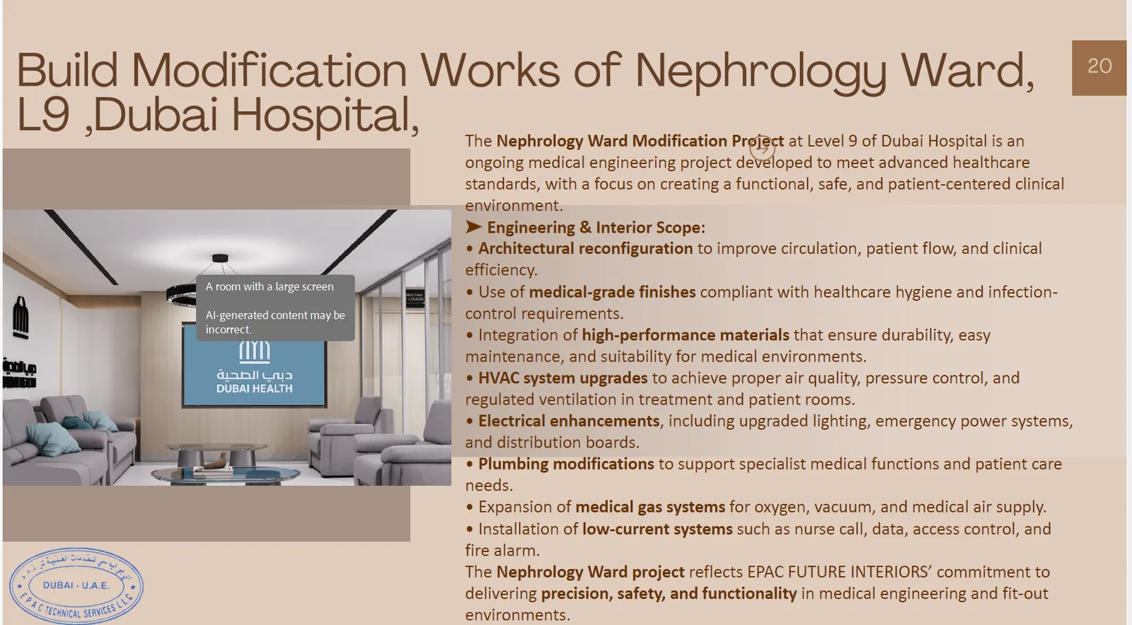 Nephrology Ward (L-9) Build Modification